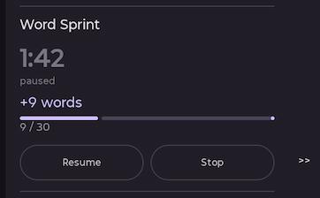 Sprint paused.
